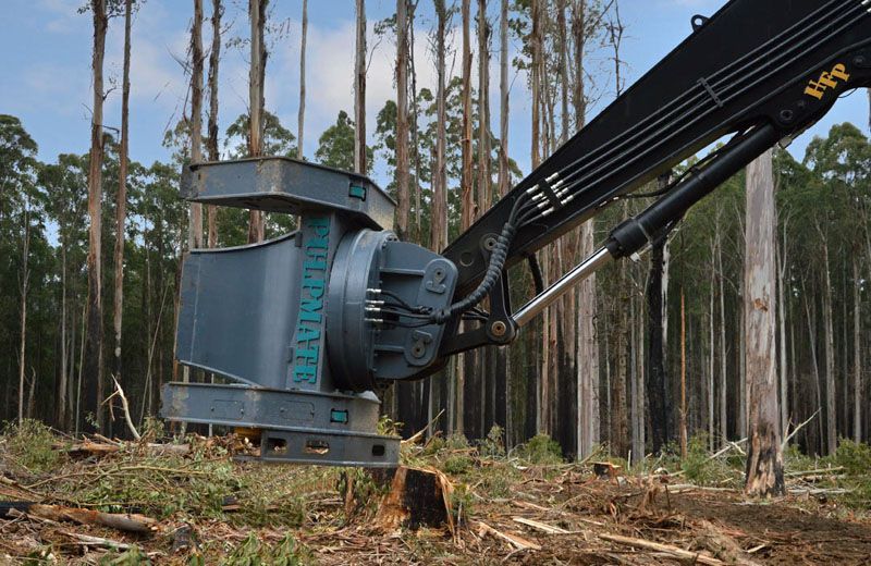 Pulpmate 650 – 30–35 Tonne Excavator Felling Head