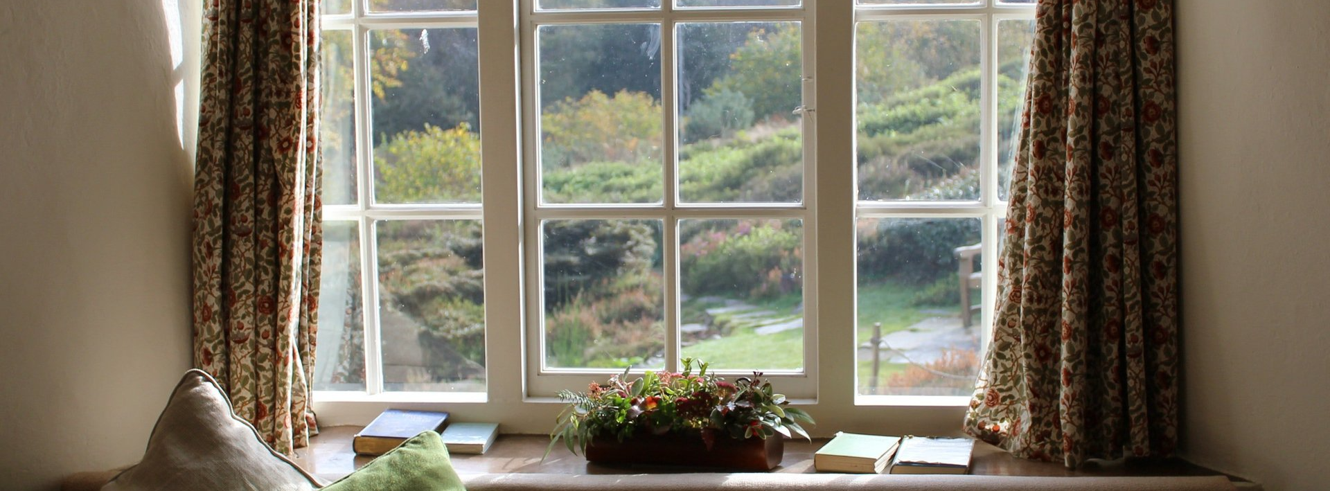 New windows overlooking yard