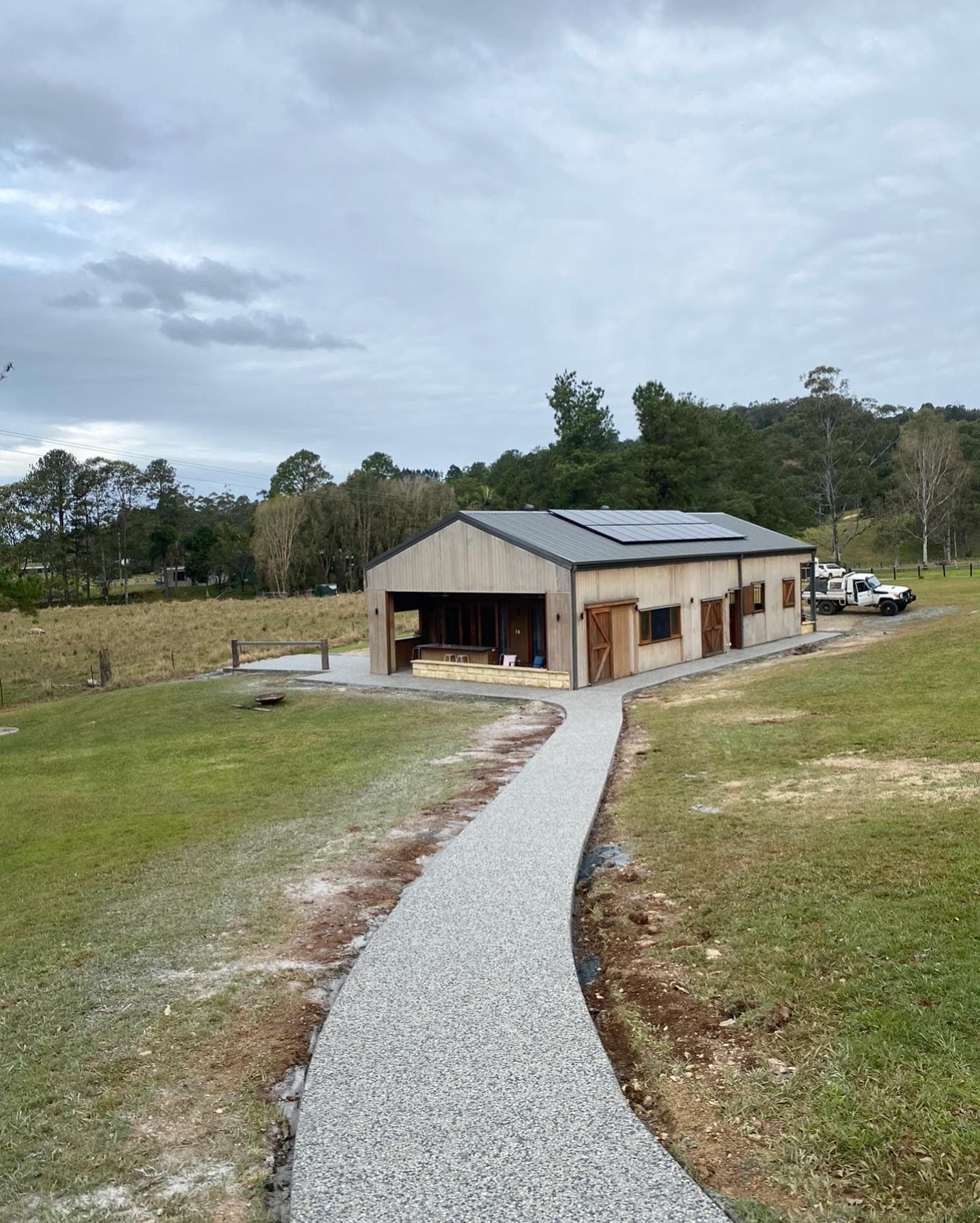 Exposed Aggregate Driveway in Ballina