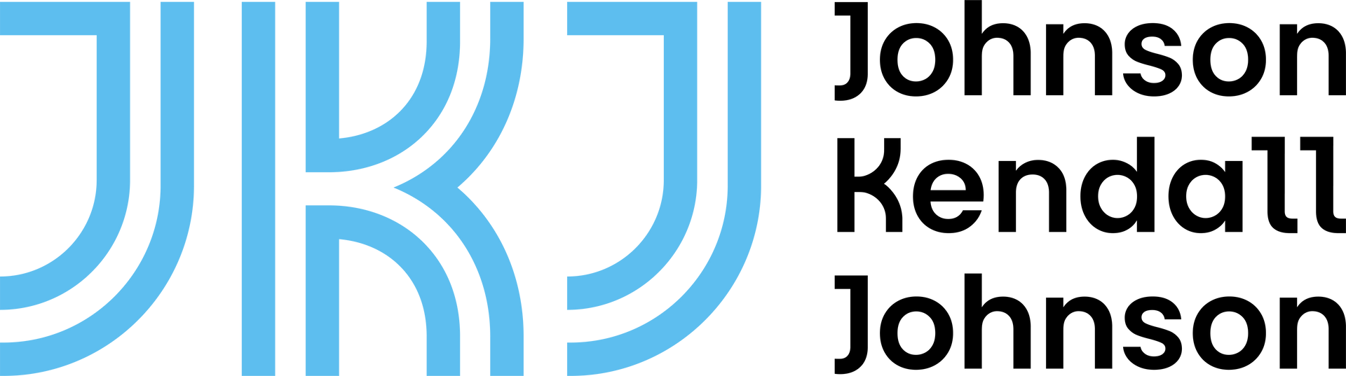Johnson & Johnson logo with light blue JJ monogram and black text on white background