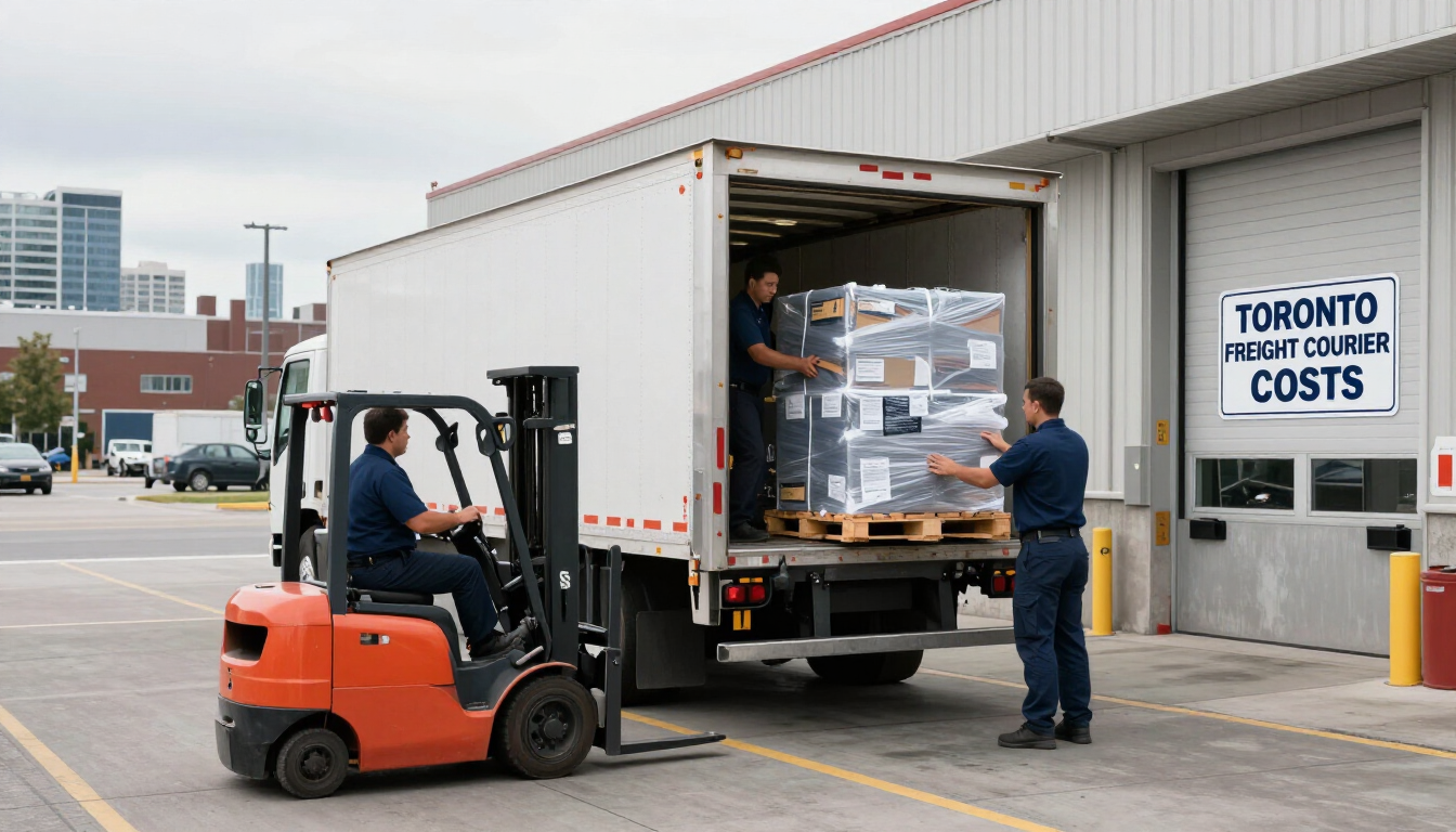Freight courier costs in Toronto depend on shipment size, route and service needs