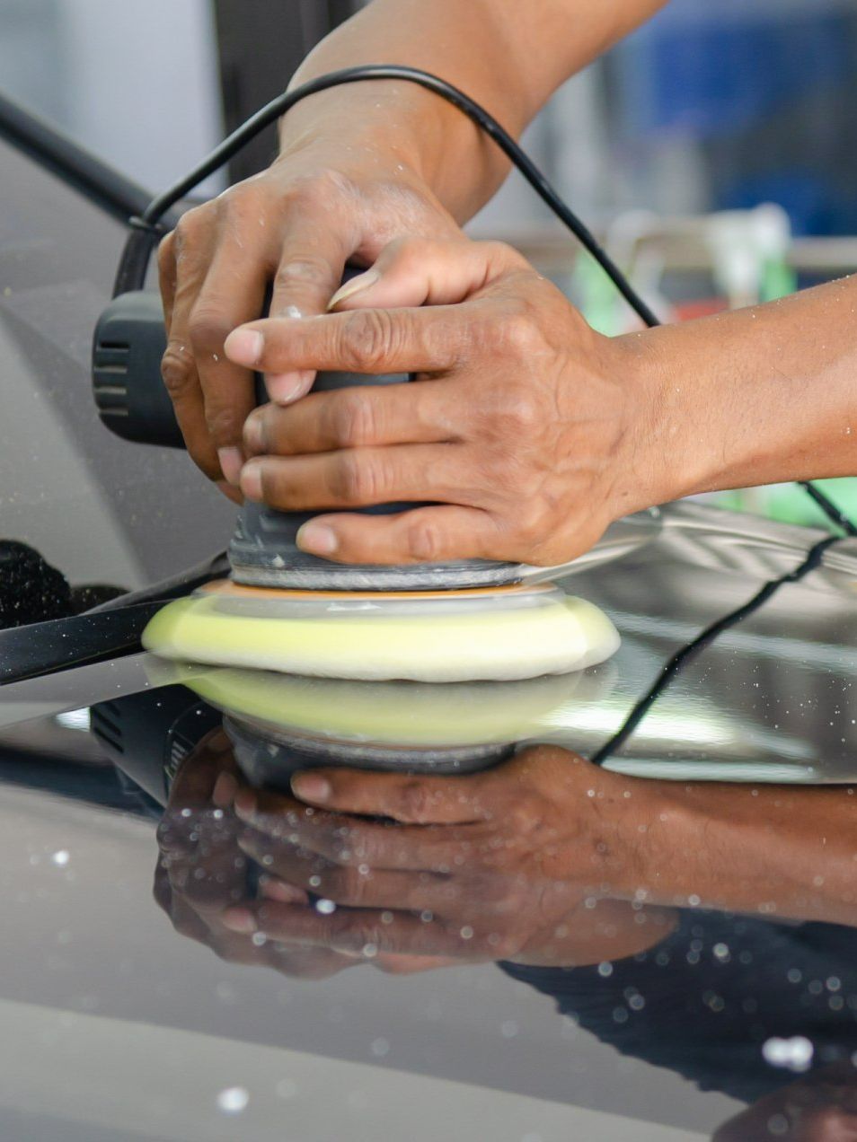 Buffing and Striping at Tilton Body Works in Jackson and Lakewood, NJ