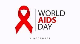Red ribbon beside 