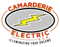 Camarderie Electric LLC logo with yellow lightning bolt and tagline &ldquo;Illuminating Your Dreams&rdquo;