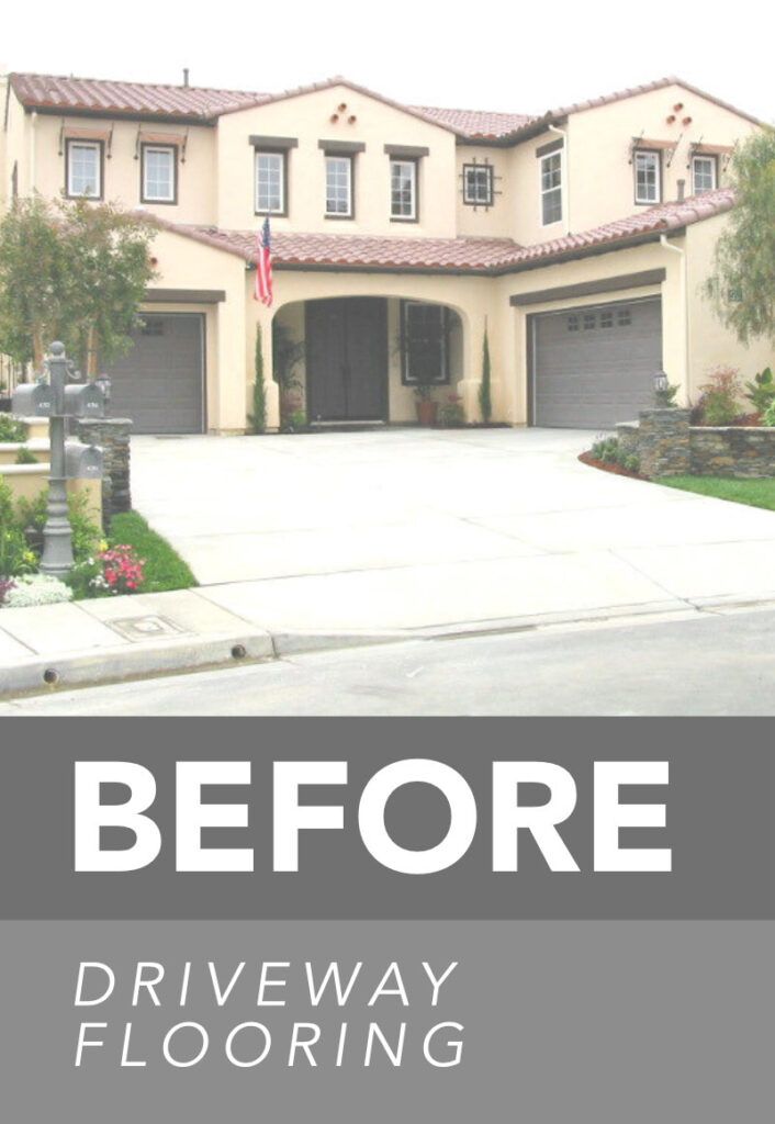 Waypoint Concrete captured surface cracks and discoloration before driveway refinishing in Kuna, Idaho.