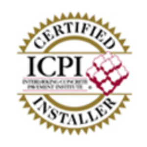 A logo that says certified icpi installer