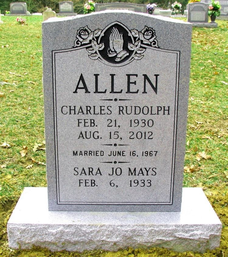 A gravestone for allen