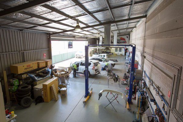 Interior of a Car Repair Shop — Mid City Smash Repairs in Dubbo, NSW