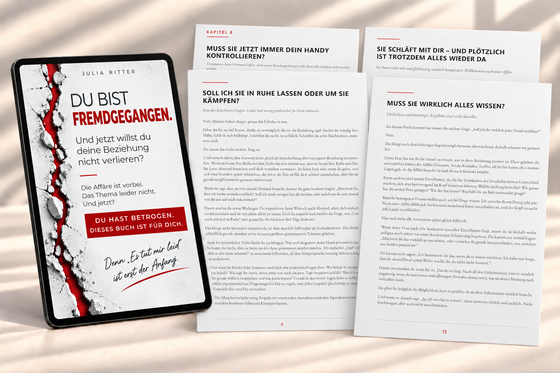 E-Book für Fremdgeher nach einer Affäre – Du bist fremdgegangen