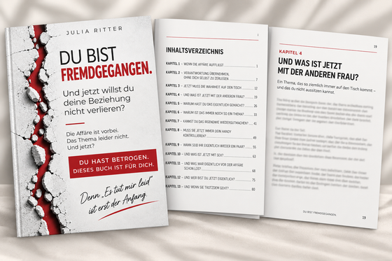 E-Book für Fremdgeher nach einer Affäre – Du bist fremdgegangen