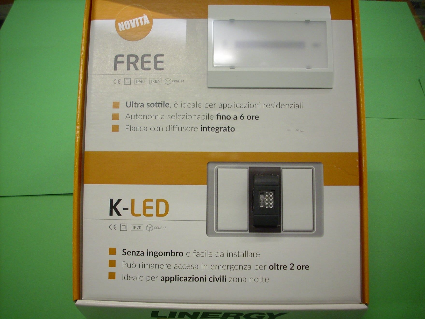 Lampada di emergenza LED K-LED