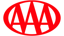 Red AAA logo in a red oval on a white background