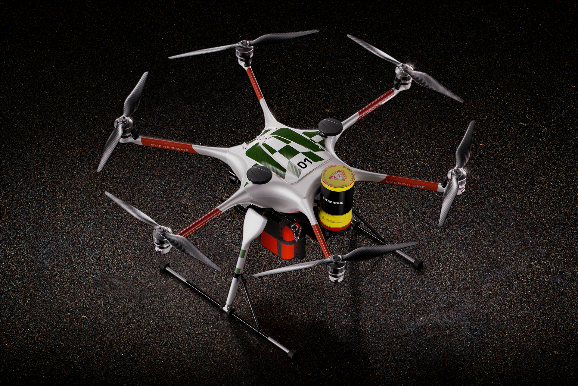 Clogworks Dark Matter hX Gen 2 variant - E2 Everdrone drone for emergency response