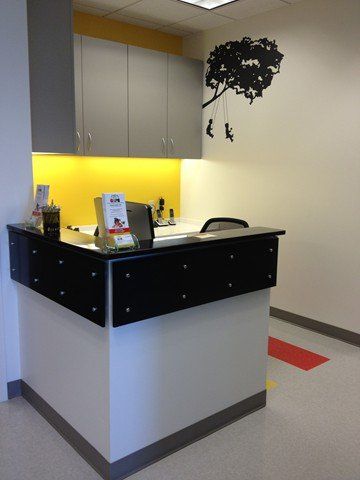 internal desk area