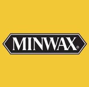 The minwax logo is on a yellow background.