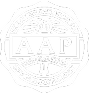 White AAP seal inside a circular dotted border.