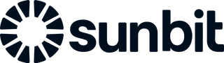 Sunbit logo with a stylized sun and the brand name.