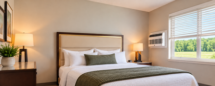 Queen bed room