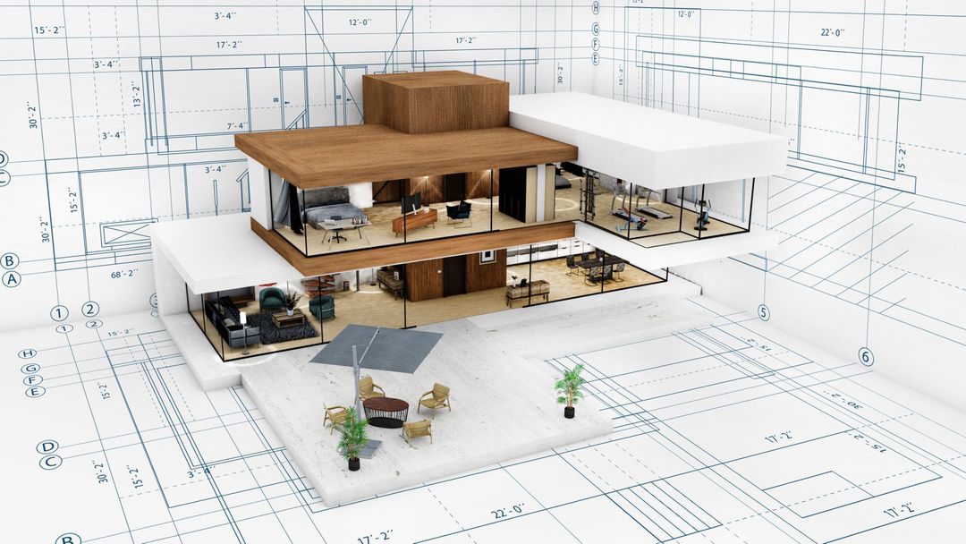 progetto di arredo di una casa