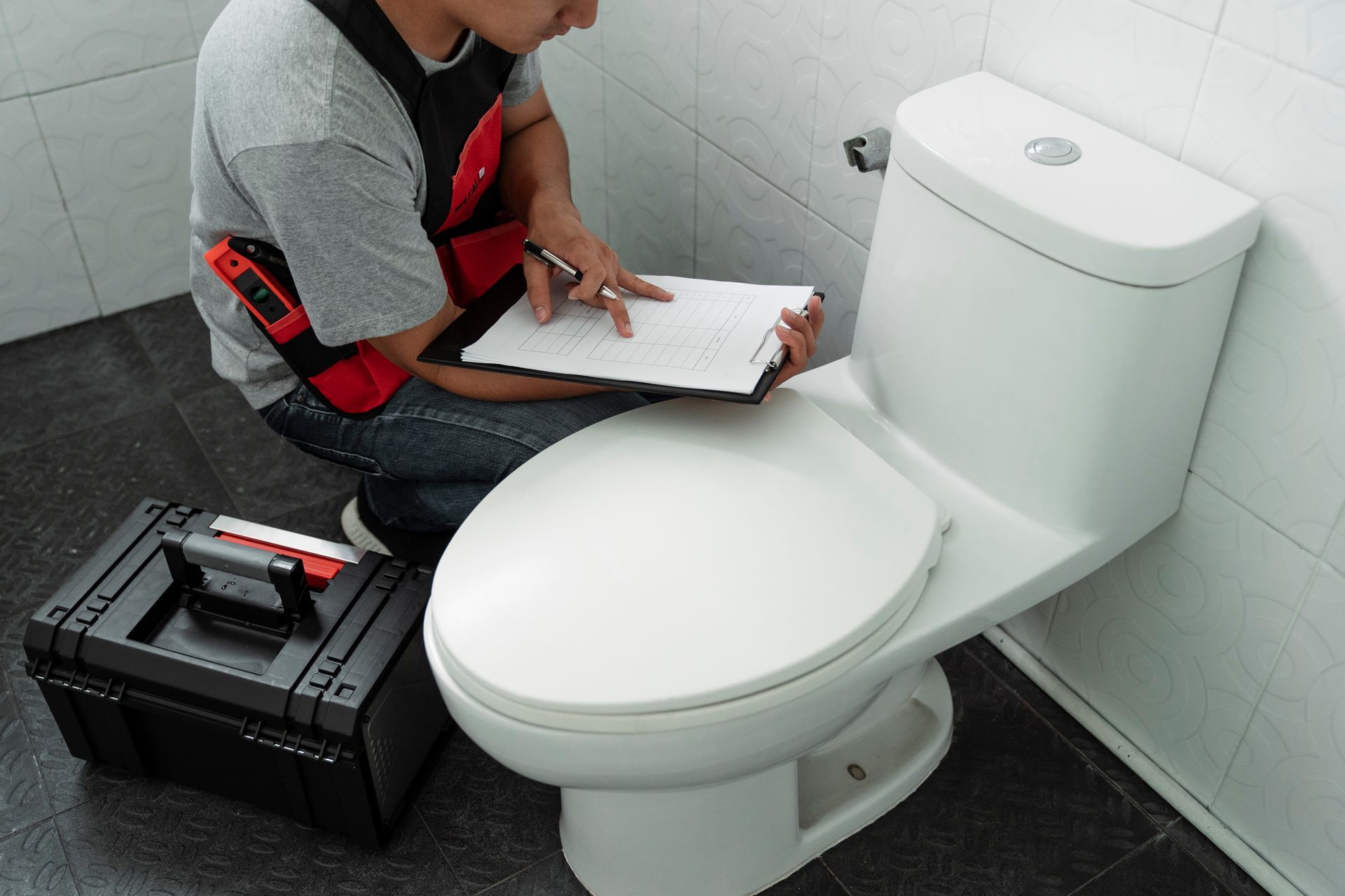 Broken Toilet Repairman