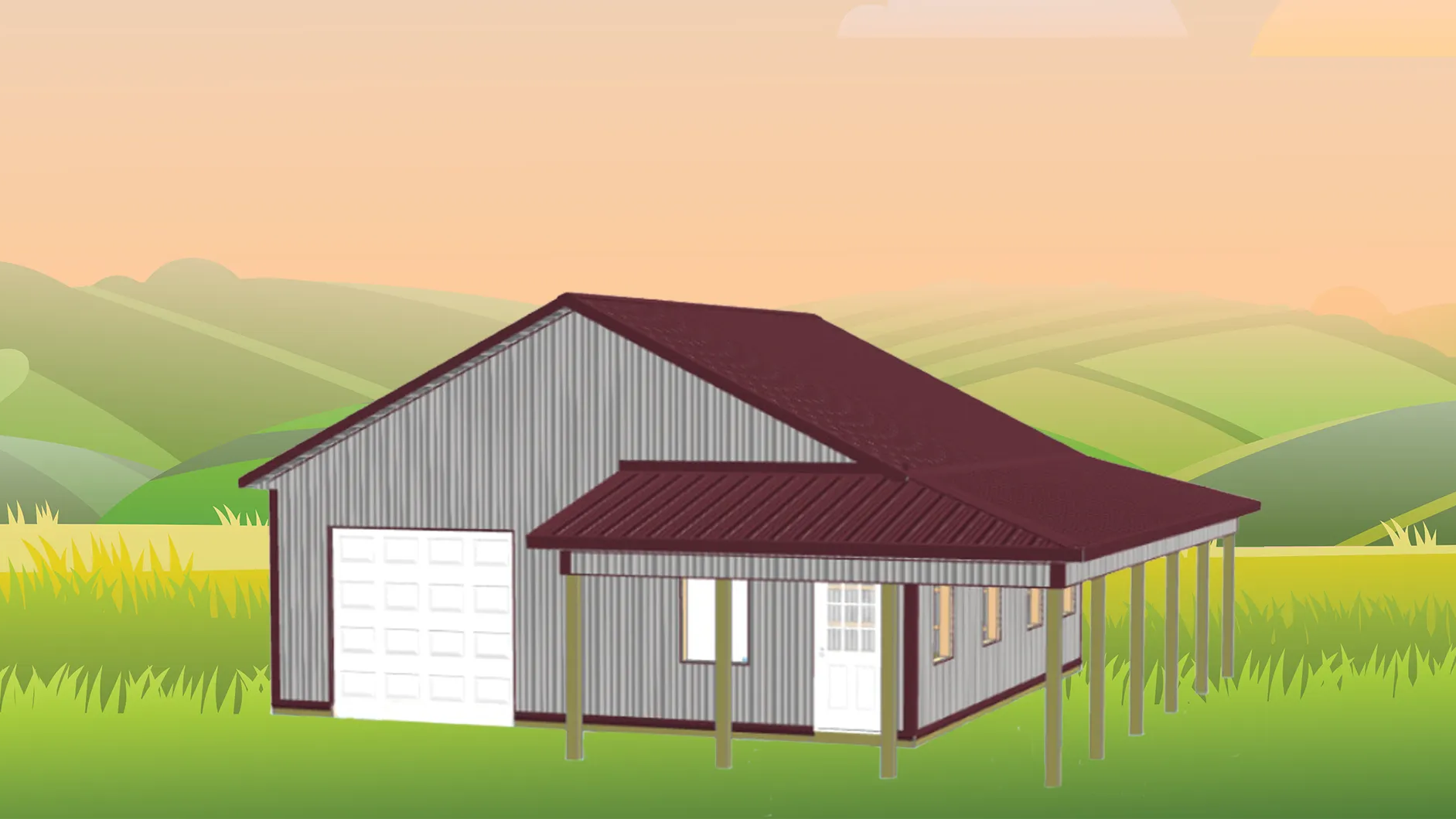 30x30 pole barn