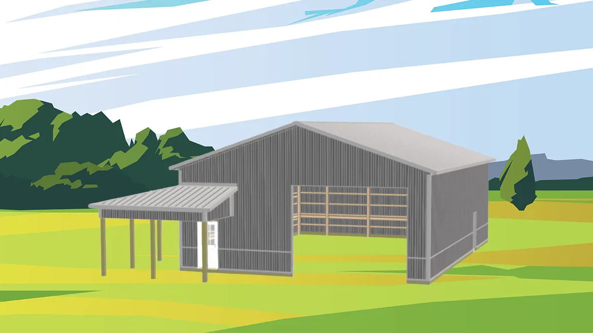 36x48 pole barn