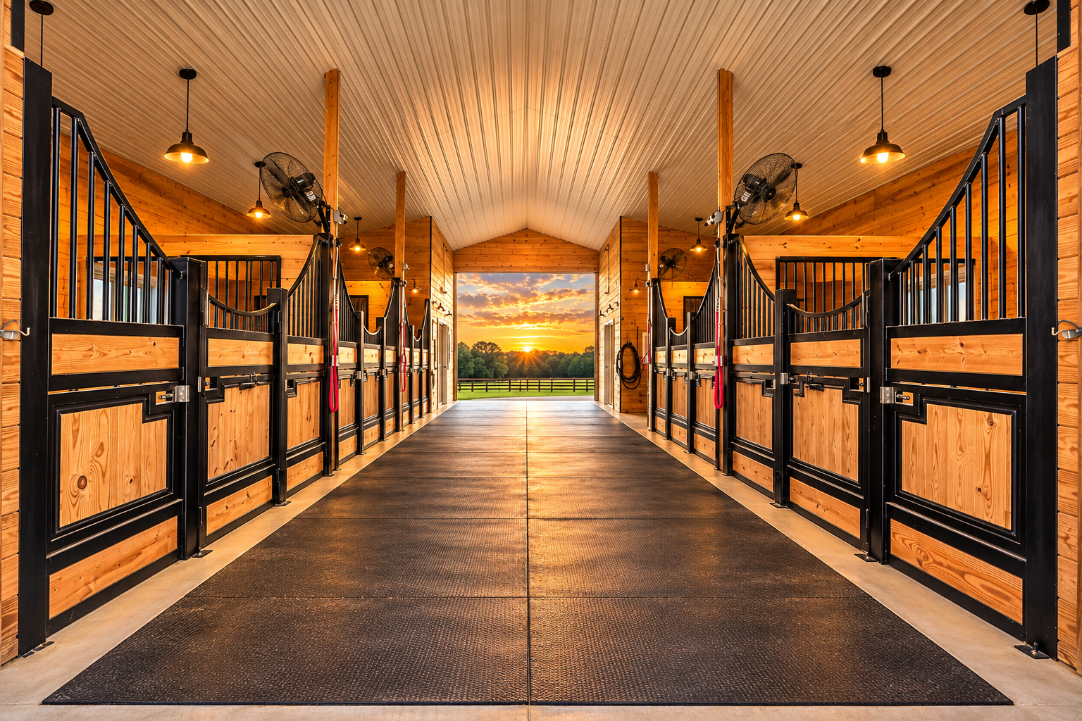 equestrian pole barn