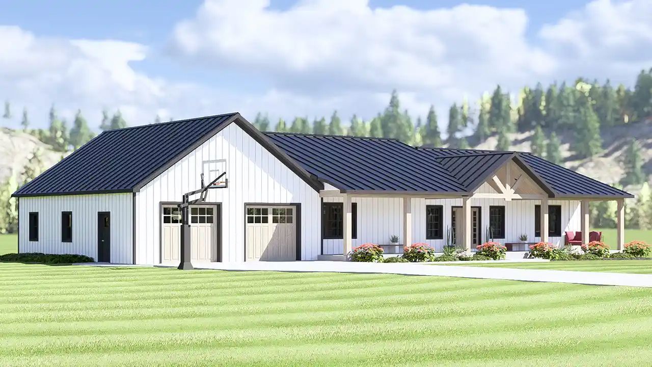 The Camden a 2,222 square foot Barndominium