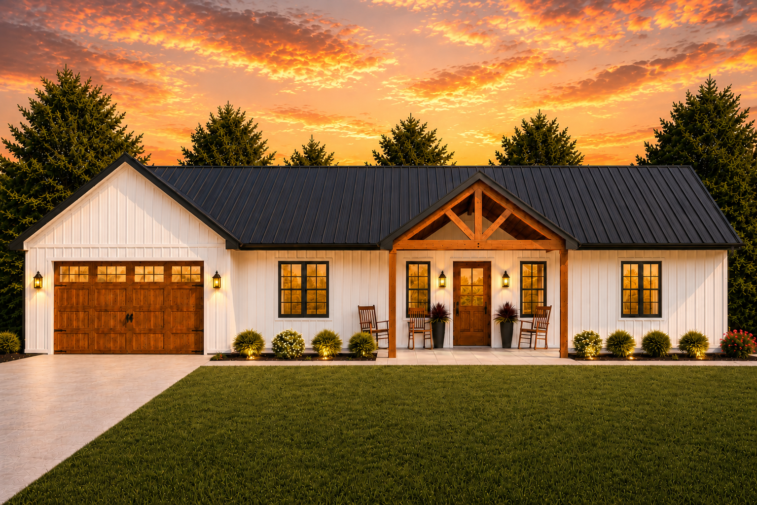 The Camden a 2,222 square foot Barndominium