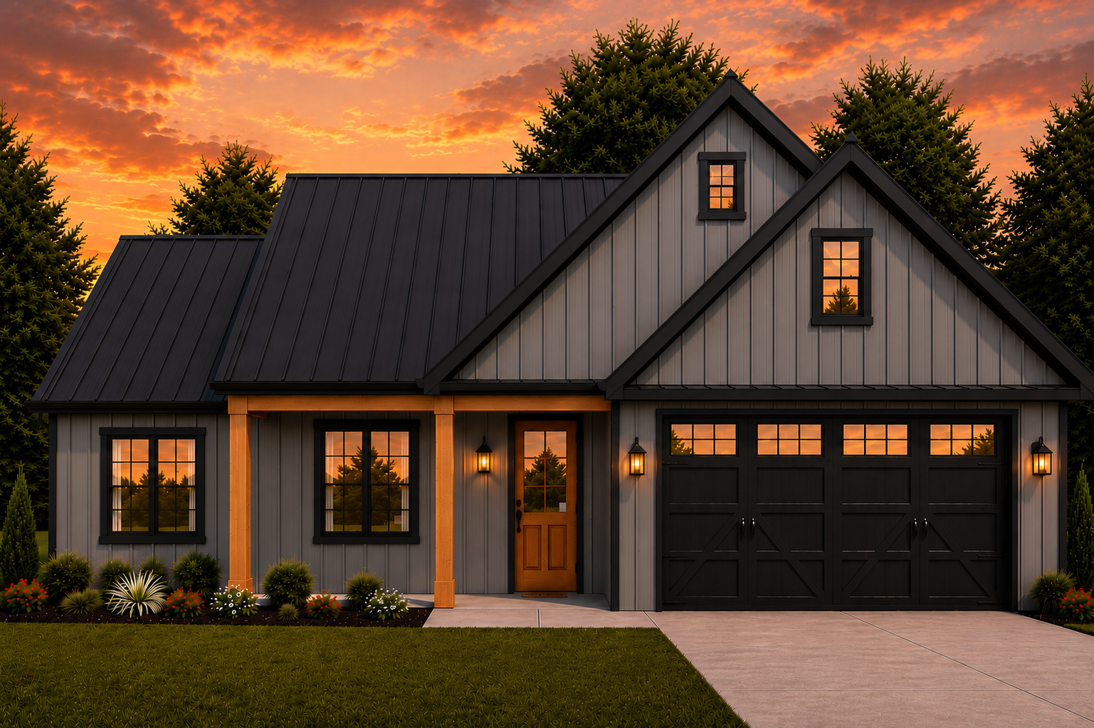 The Blades a 1,989 square foot Barndominium