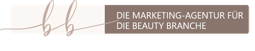 Ein Logo für ein Unternehmen namens „Die Marketingagentur für die Beautybranche“