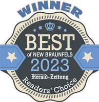 Winner of Best of New Braunfels 2023 Readers' Choice