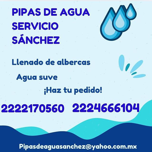 Pipas de agua en Puebla