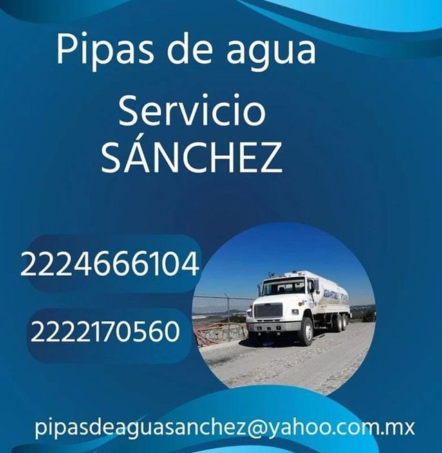 Pipas de agua Servicio Sánchez