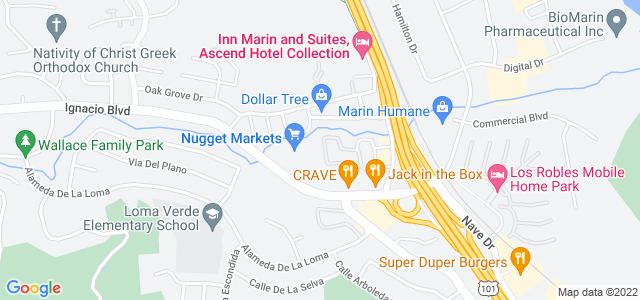 Map of business location