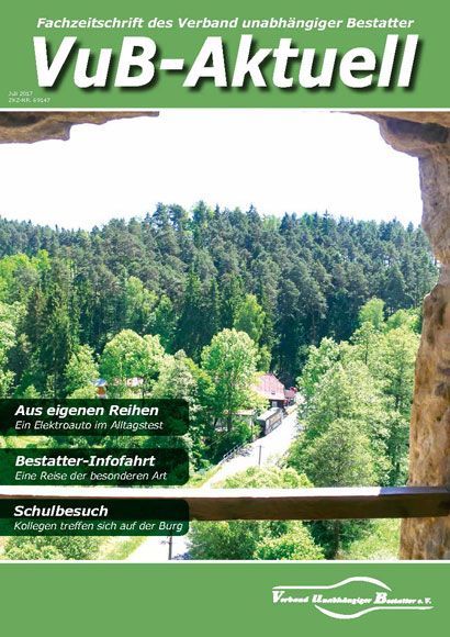 Titelbild VuB-Aktuell 2017 Ausgabe 3 (Fachzeitschrift für Bestatter)