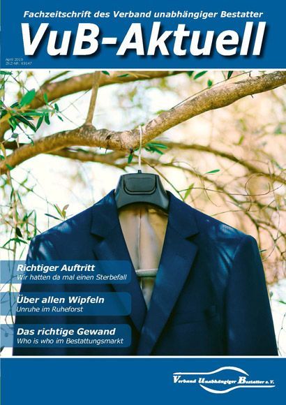Titelbild VuB-Aktuell 2019 Ausgabe 2 (Fachzeitschrift für Bestatter)