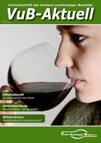 Titelbild VuB-Aktuell 2022 Ausgabe 3 (Fachzeitschrift für Bestatter)