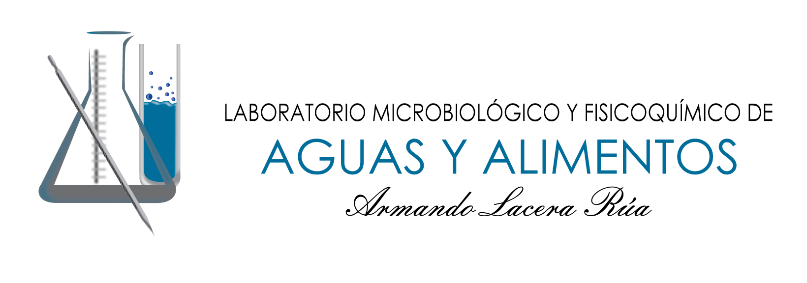 Logo Laboratorio Microbiológico y Fisicoquímico de Aguas y Alimentos Armando Lacera Rúa