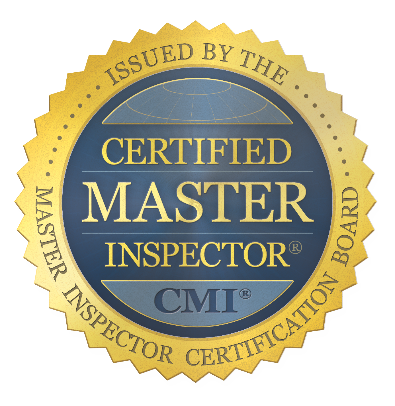 A seal that says certified master inspector cmi