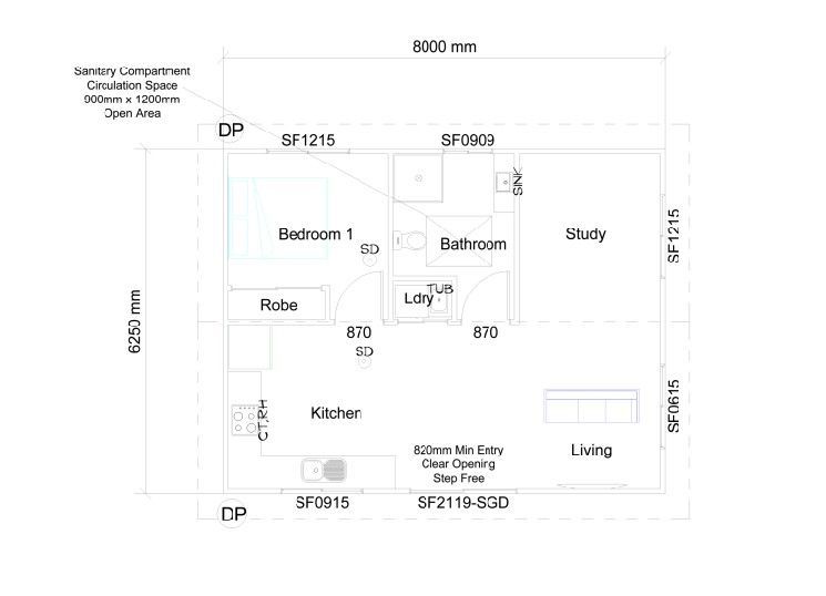 Floor plan labeled