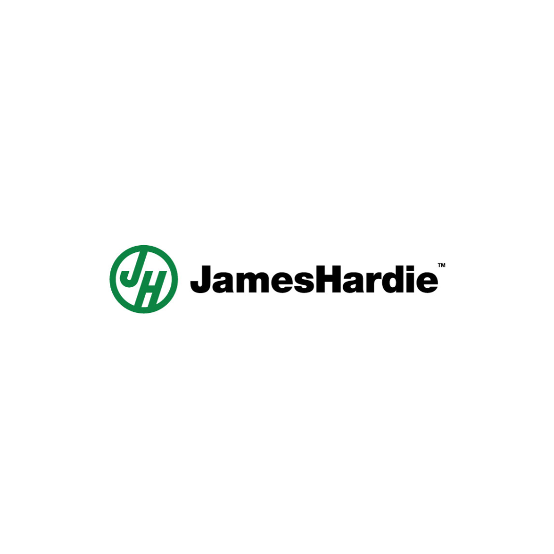 James Hardie logo: green circle with
