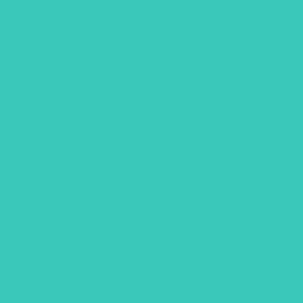 A solid square of vibrant, uniform turquoise color.