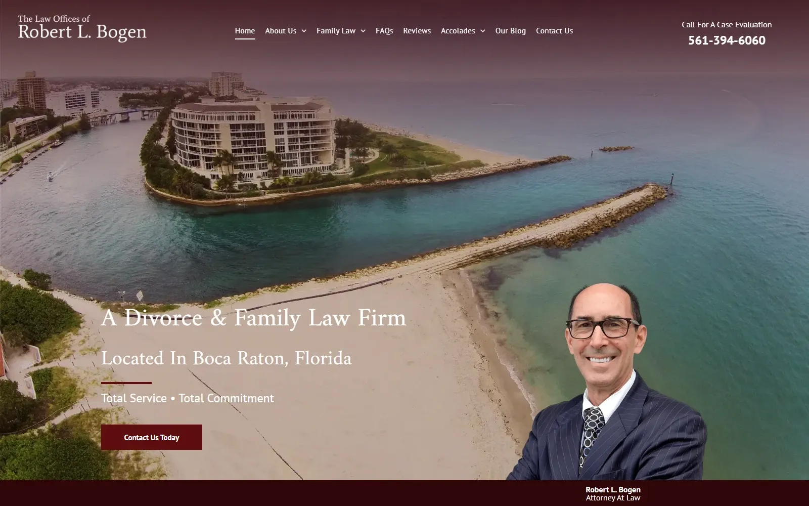 Family Law Website Desktop Preview