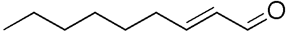 Molecola dell'odore di anziano (2-nonenale)