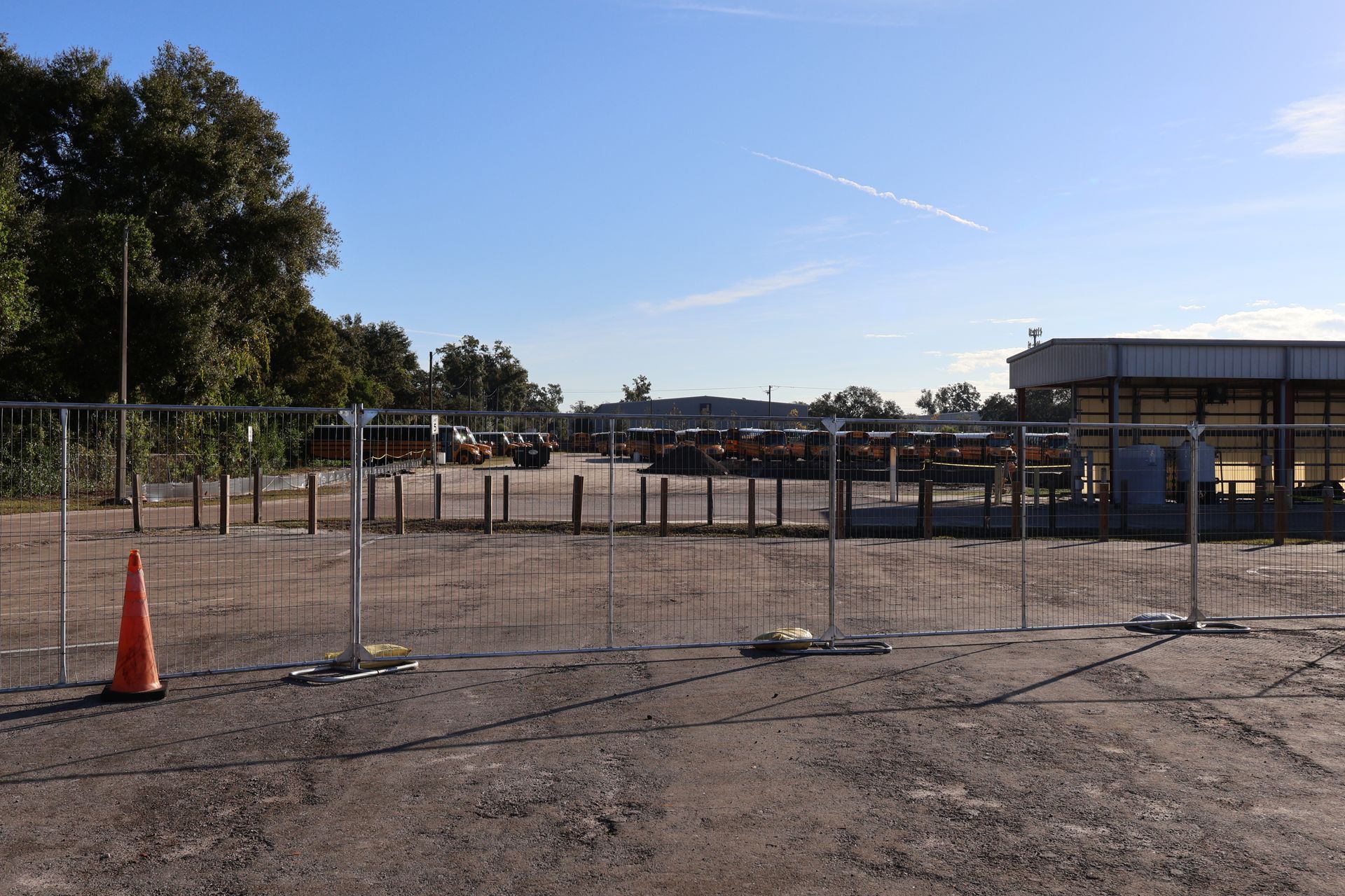 Commercial temporary fencing in Tampa, FL