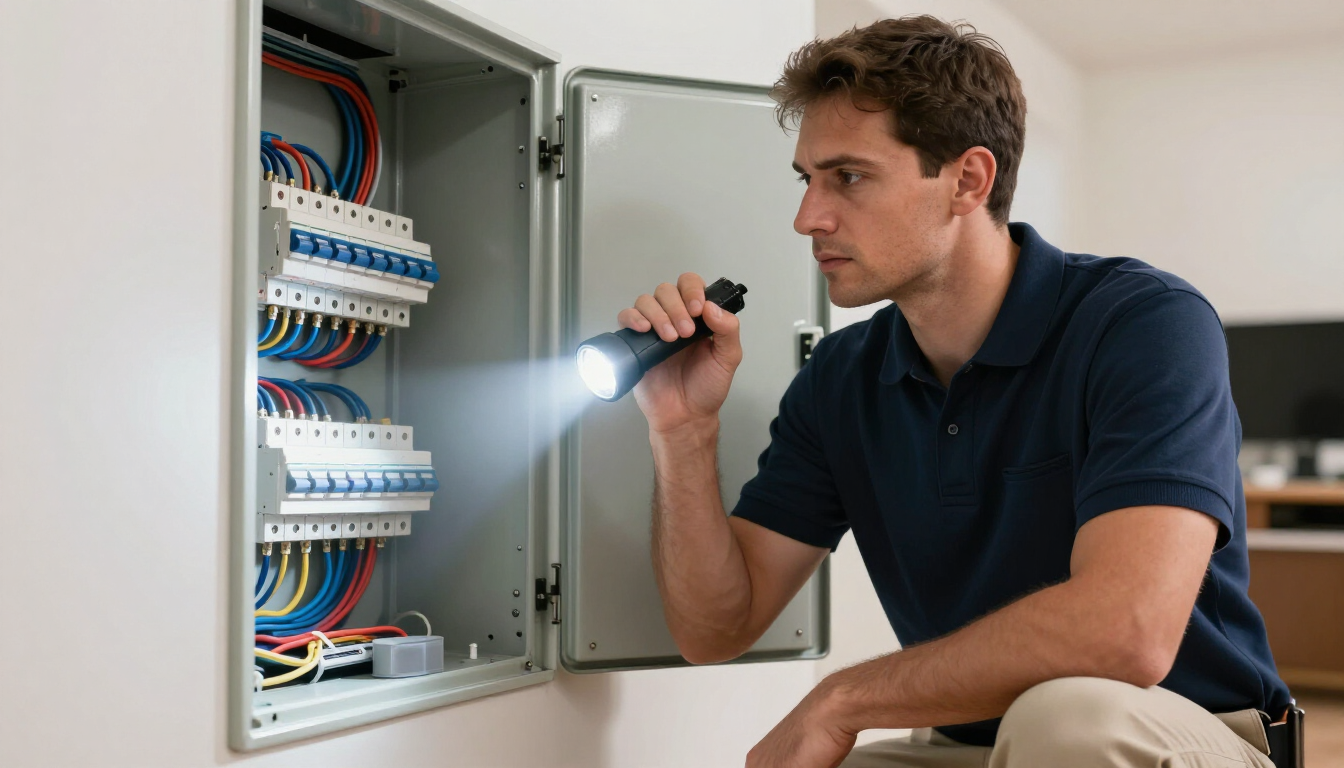 Home Inspector Working