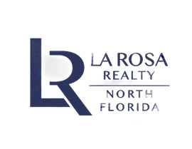 La Rosa Realty North Florida logo in navy blue and gray on a white background