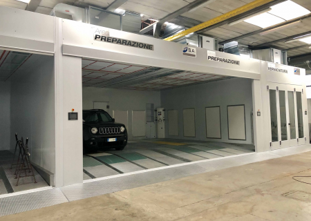 zona preparazione auto