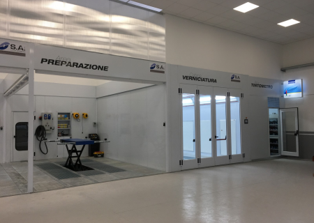 cabina di verniciatura